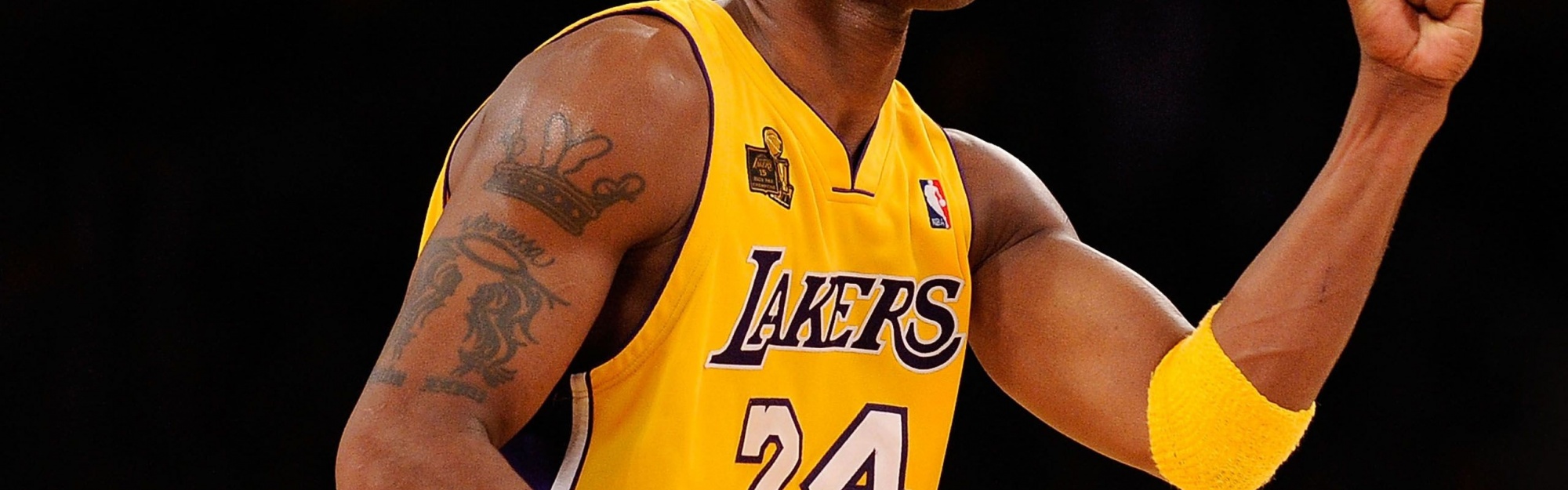 Los Angeles Lakers American Professional Basketball Kobe Bryant Pose