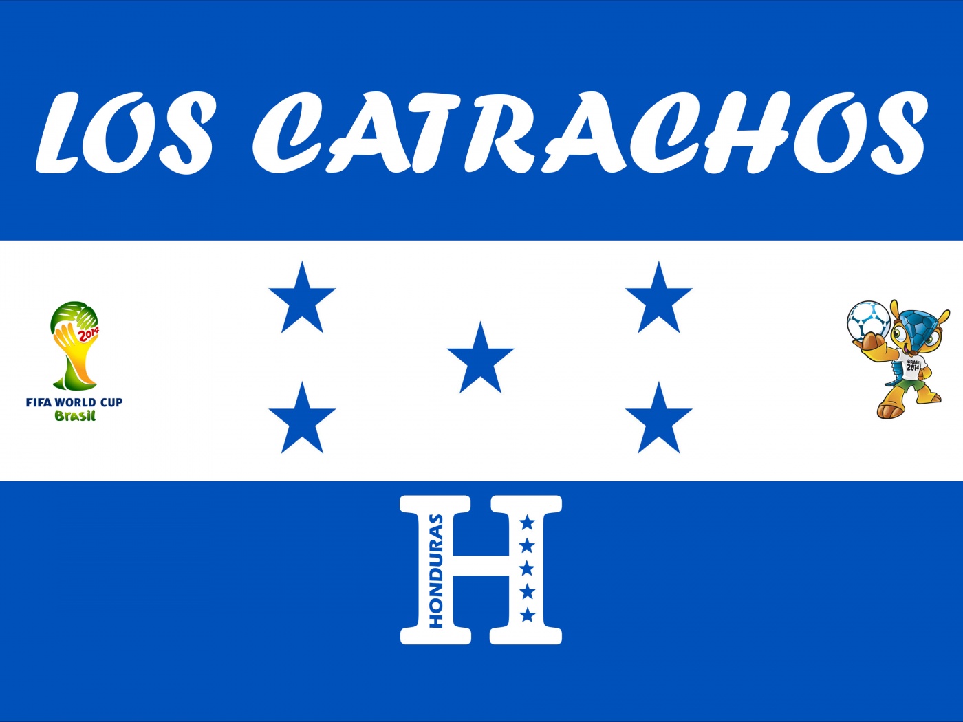 Los Catrachos Honduras Football Crest Logo