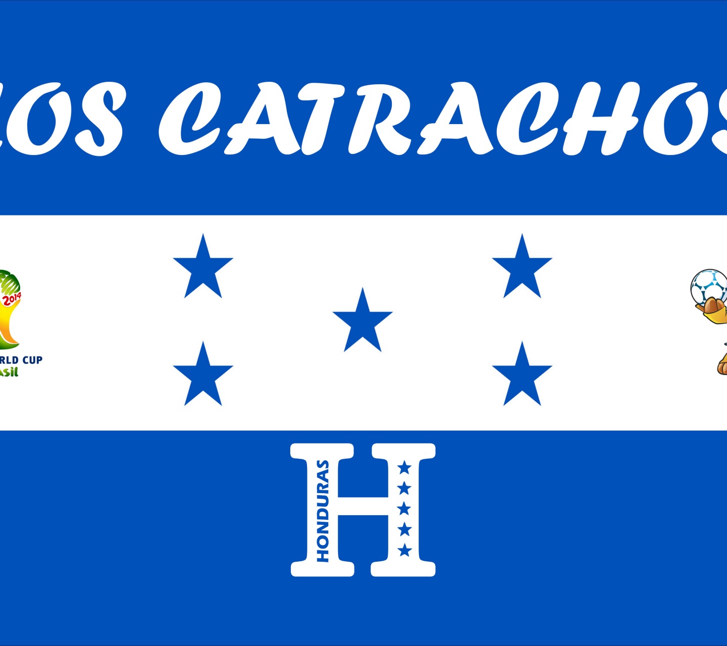 Los Catrachos Honduras Football Crest Logo