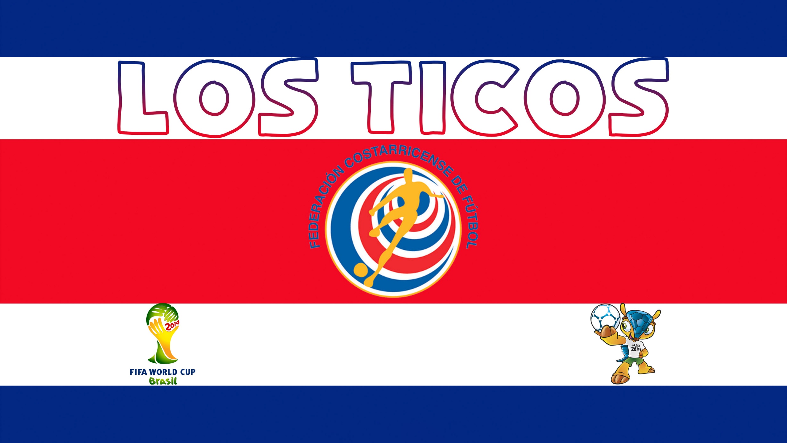 Los Ticos Costa Rica Football Crest