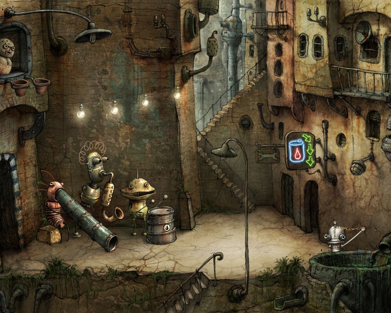 Machinarium Alley