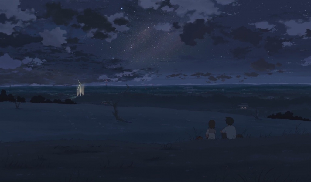 Makoto Shinkai 5 Centimeters Per Second Night Stars