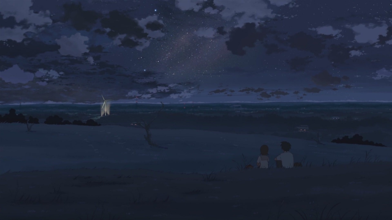 Makoto Shinkai 5 Centimeters Per Second Night Stars