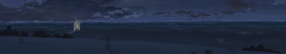 Makoto Shinkai 5 Centimeters Per Second Night Stars