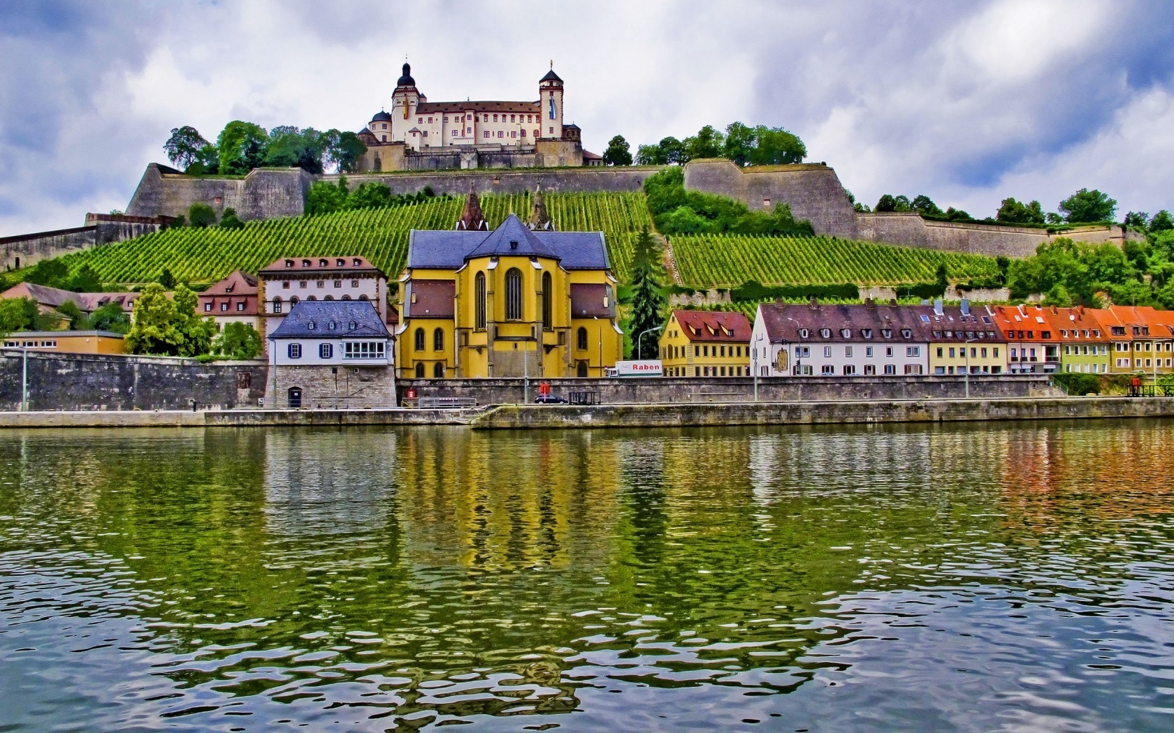 Marienberg Fortress In Wurzburg Bavaria Germany