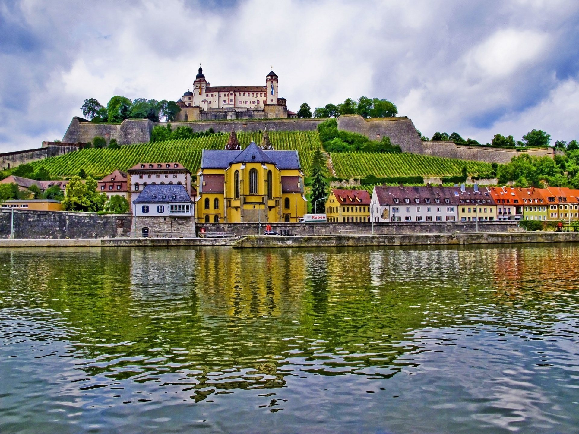 Marienberg Fortress In Wurzburg Bavaria Germany