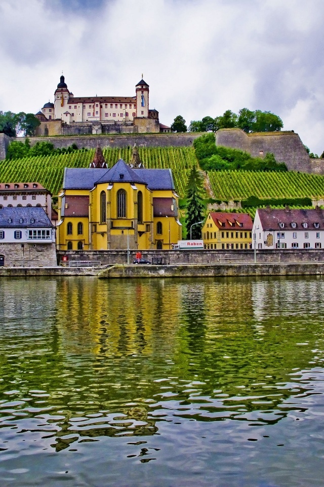 Marienberg Fortress In Wurzburg Bavaria Germany