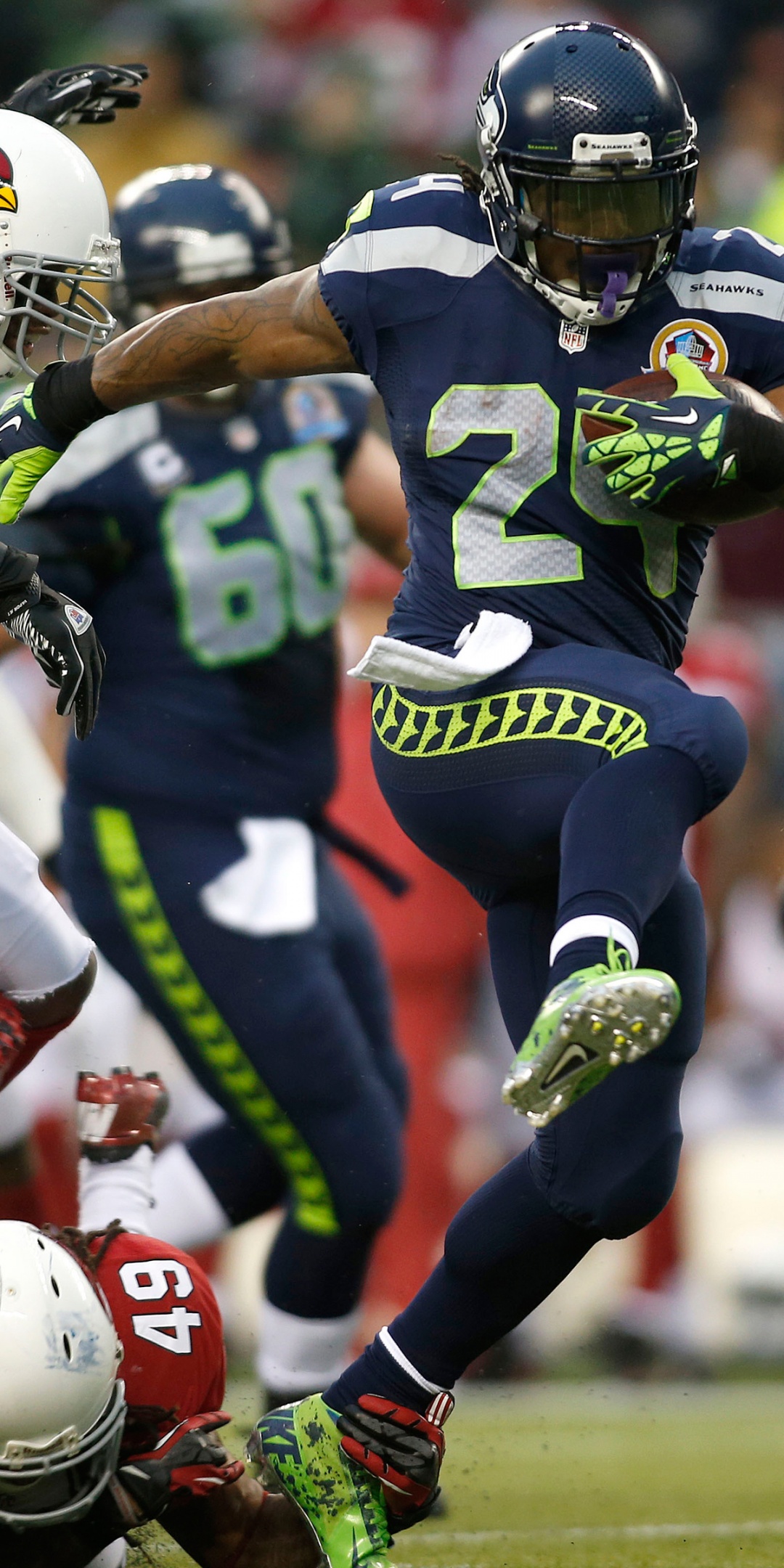 Marshawn Lynch Runs For A Touchdown