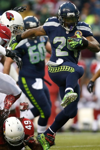 Marshawn Lynch Runs For A Touchdown