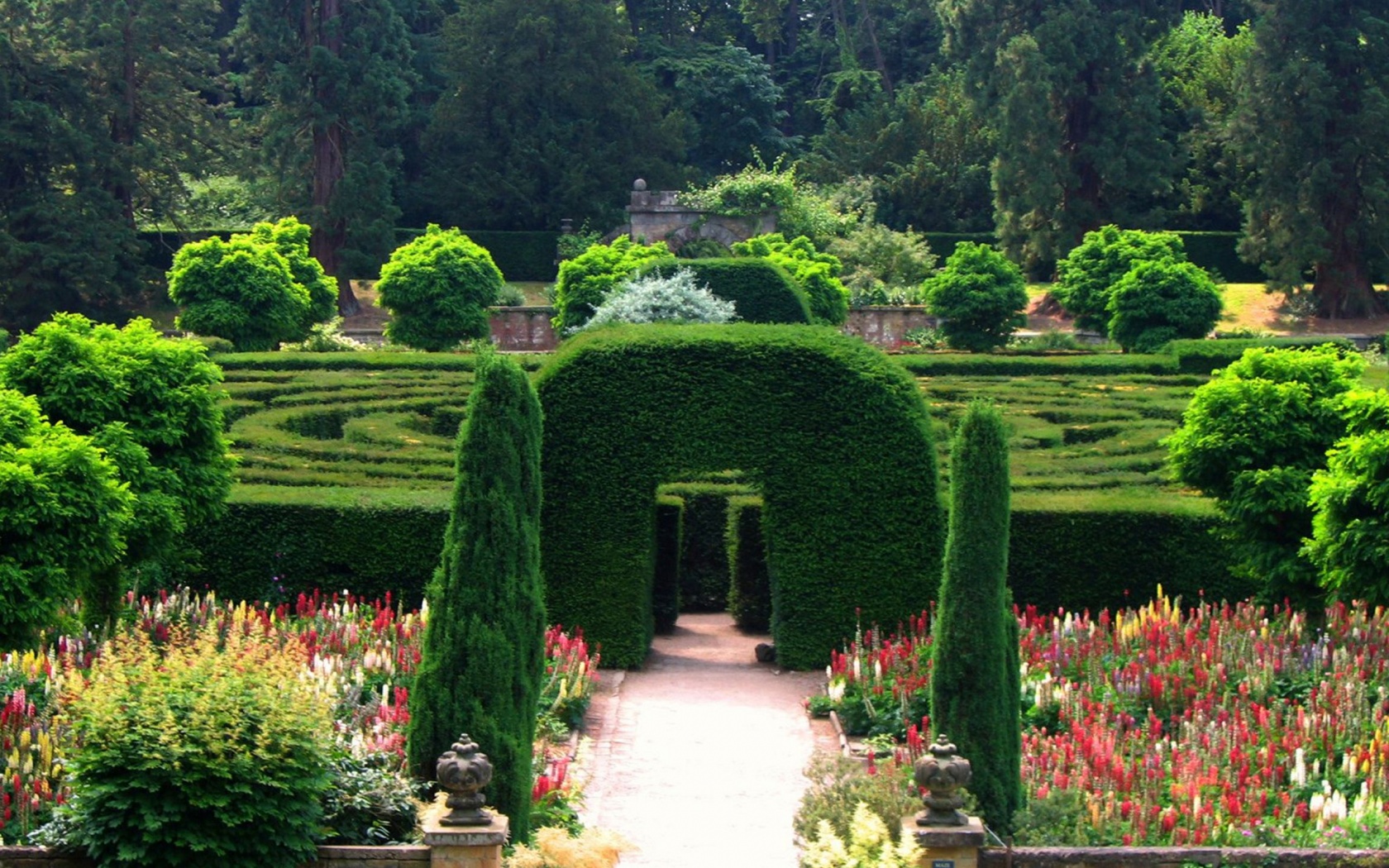 Maze At Chatsworth