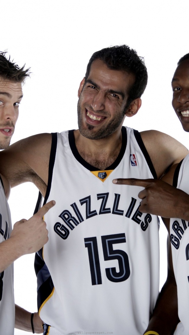 Memphis Grizzlies Nba American Basketball Marc Gasol Hamed Haddadi Hasheem Thabeet