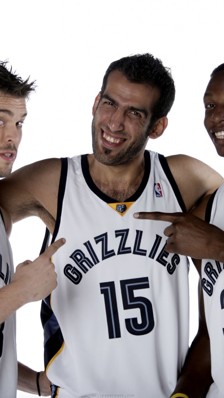 Memphis Grizzlies Nba American Basketball Marc Gasol Hamed Haddadi Hasheem Thabeet