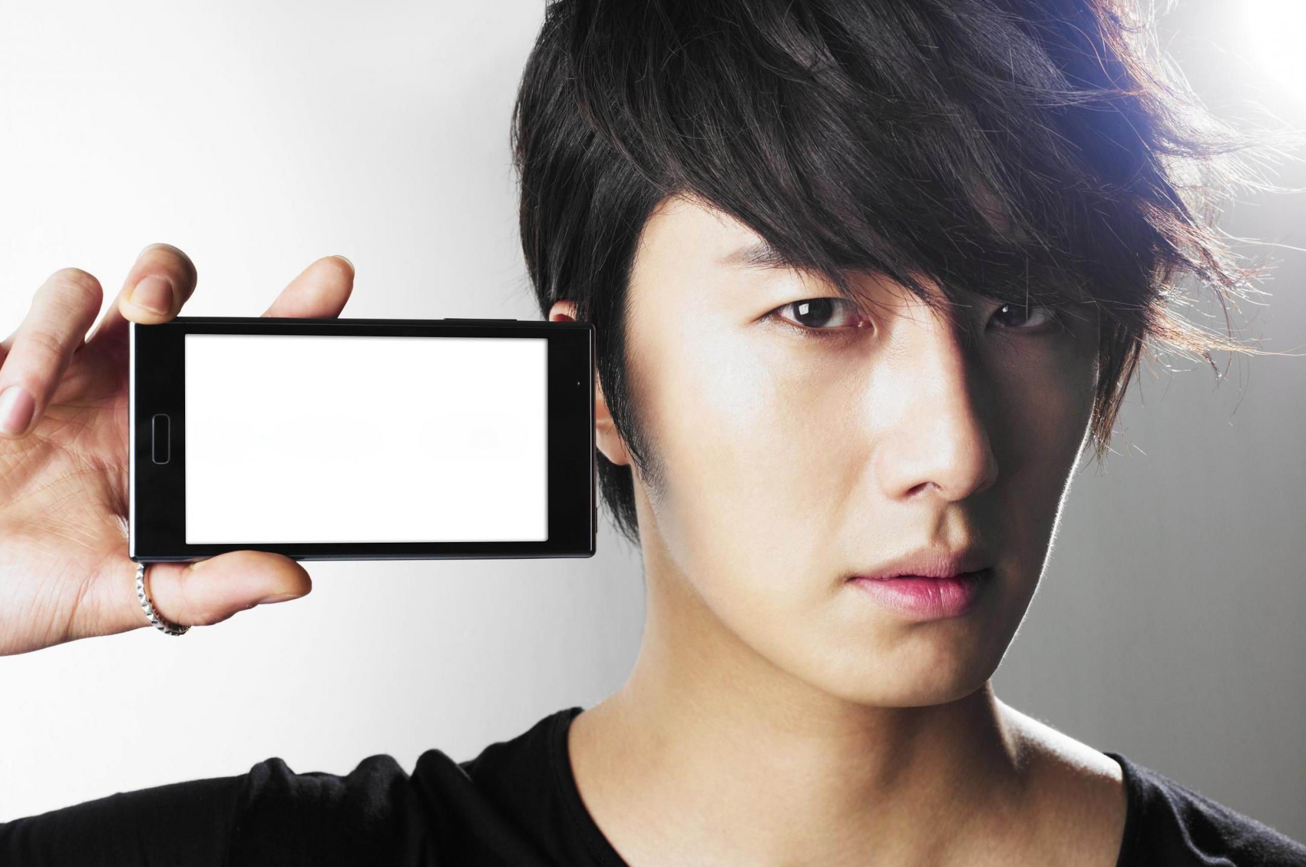 Men Smartphone Jung Il Woo Actor Asian Korean People