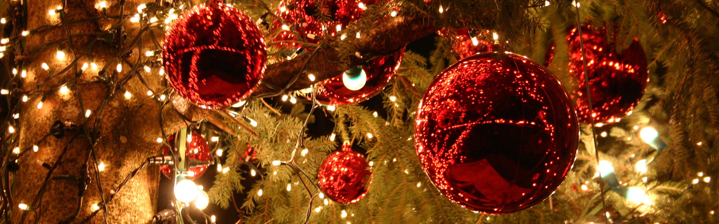 Merry Christmas Tree Balls Light