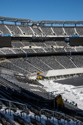 MetLife Full Of Snow-Super Bowl 2014