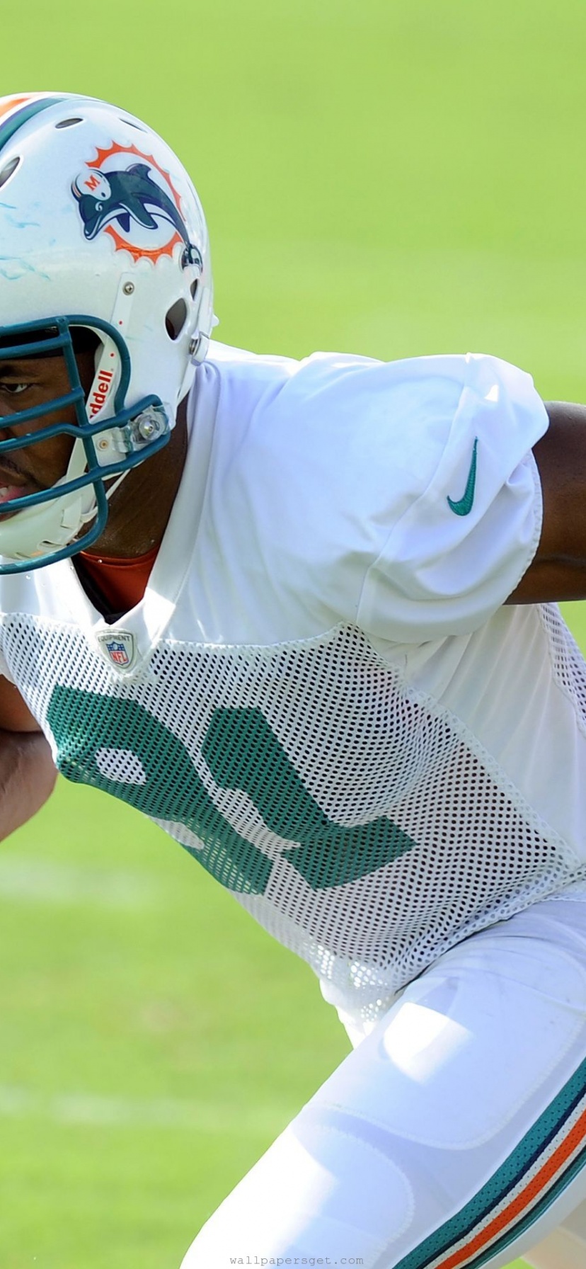 Miami Dolphins American Football Linebacker Cameron Wake