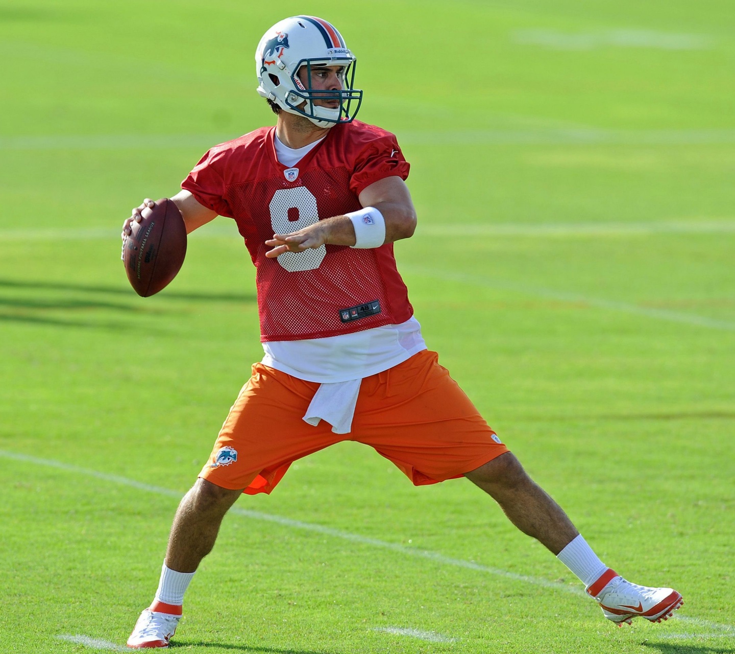 Miami Dolphins American Football Quarterback Matt Moore