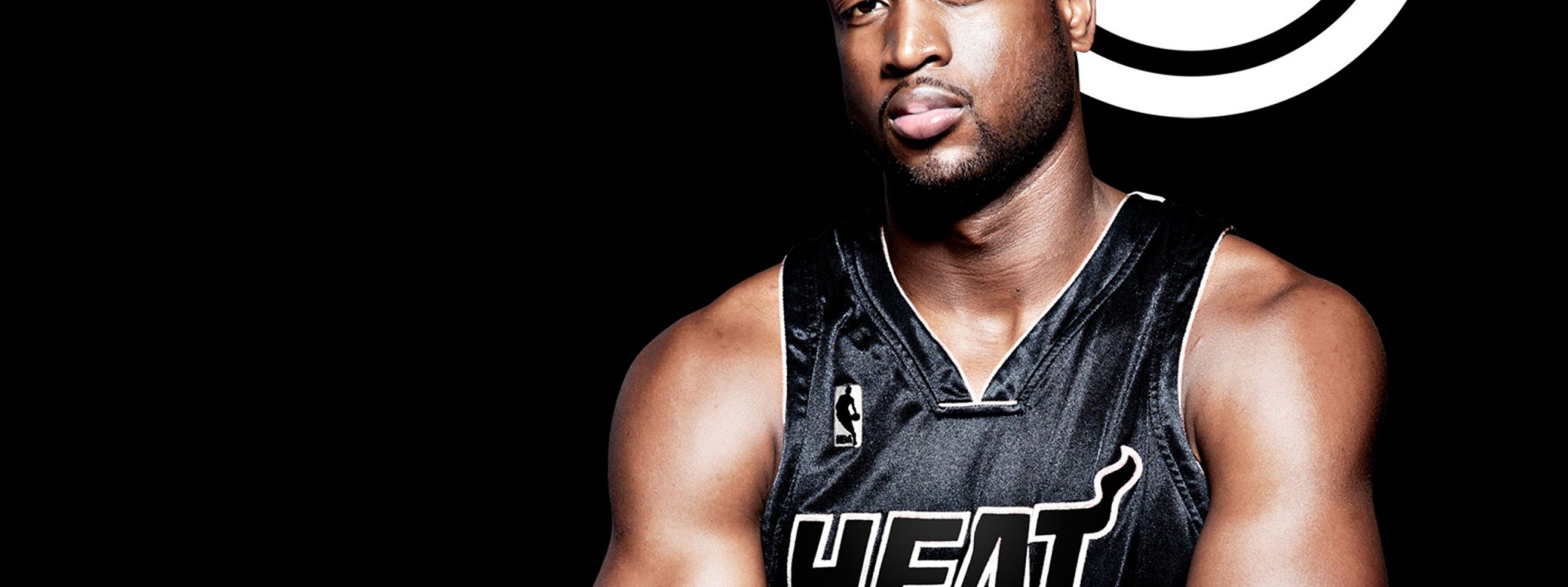 Miami Heat Nba American Basketball Black Uniforms Dwyane Wade