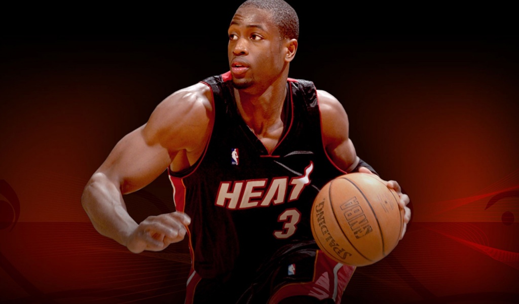 Miami Heat Nba American Basketball Shooting Guard Dwyane Wade