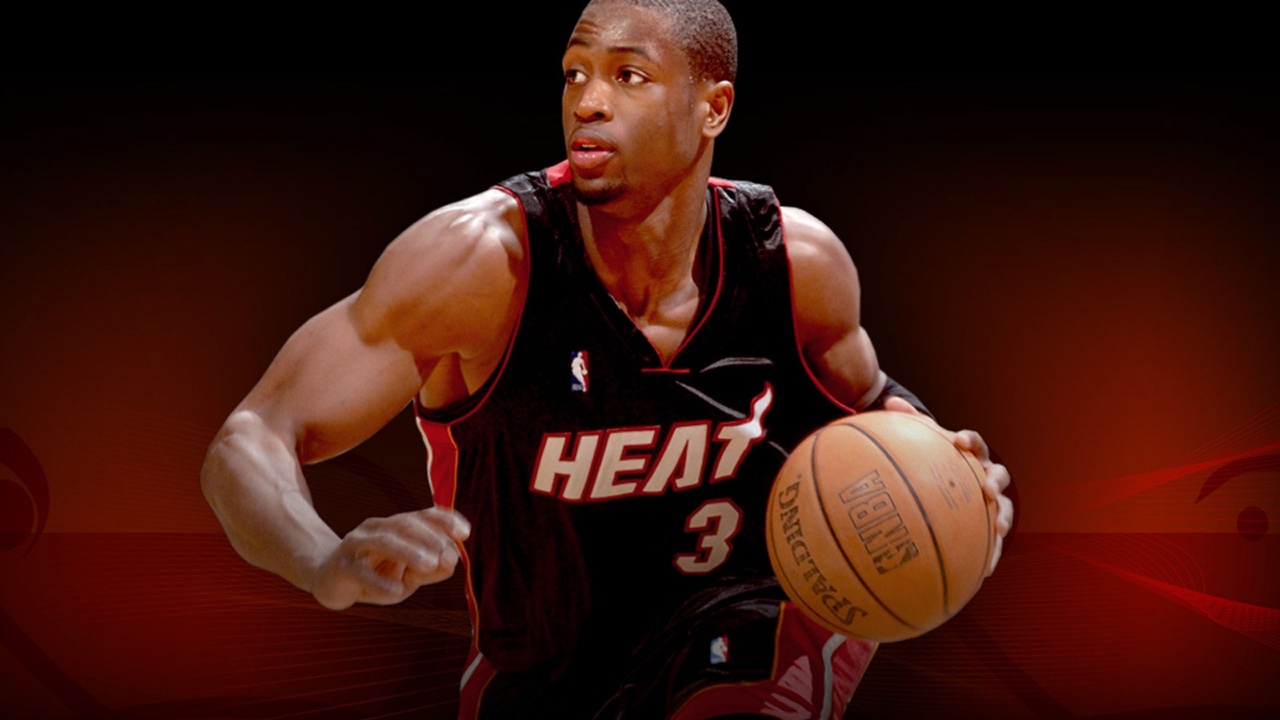 Miami Heat Nba American Basketball Shooting Guard Dwyane Wade