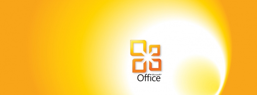 Microsoft Office Yellow Computer Wallpaper