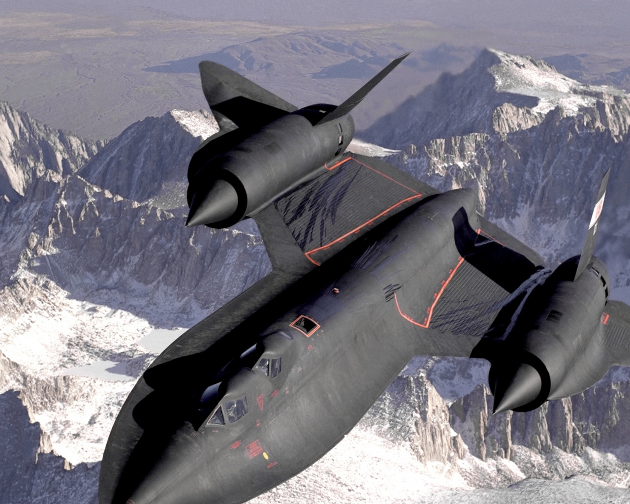 Military Planes Sr71 Blackbirdv