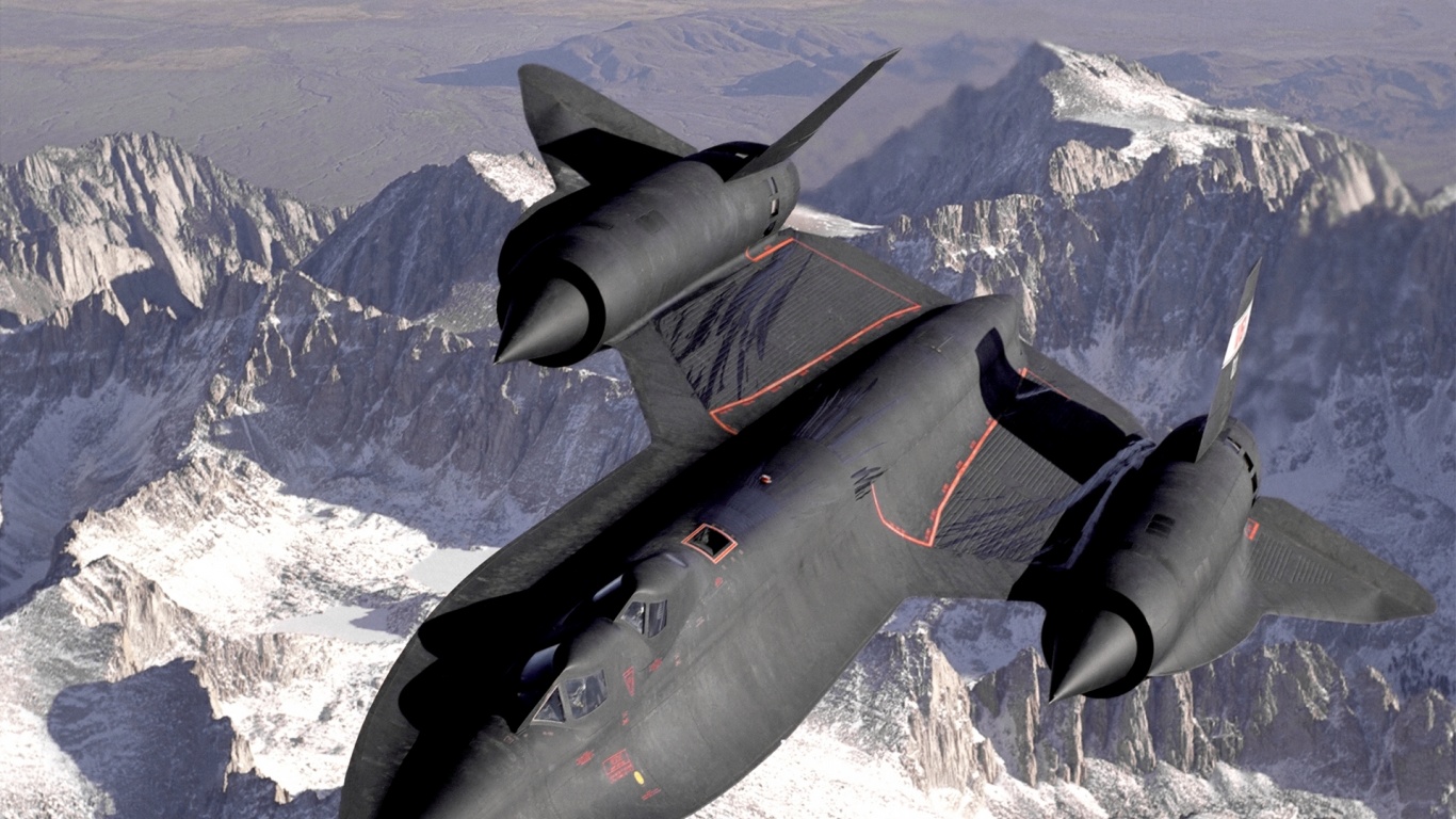 Military Planes Sr71 Blackbirdv