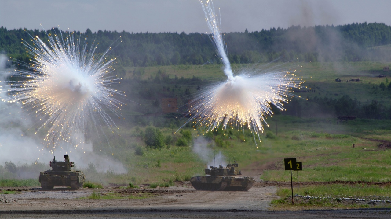 Military Tanks White Phosphorus