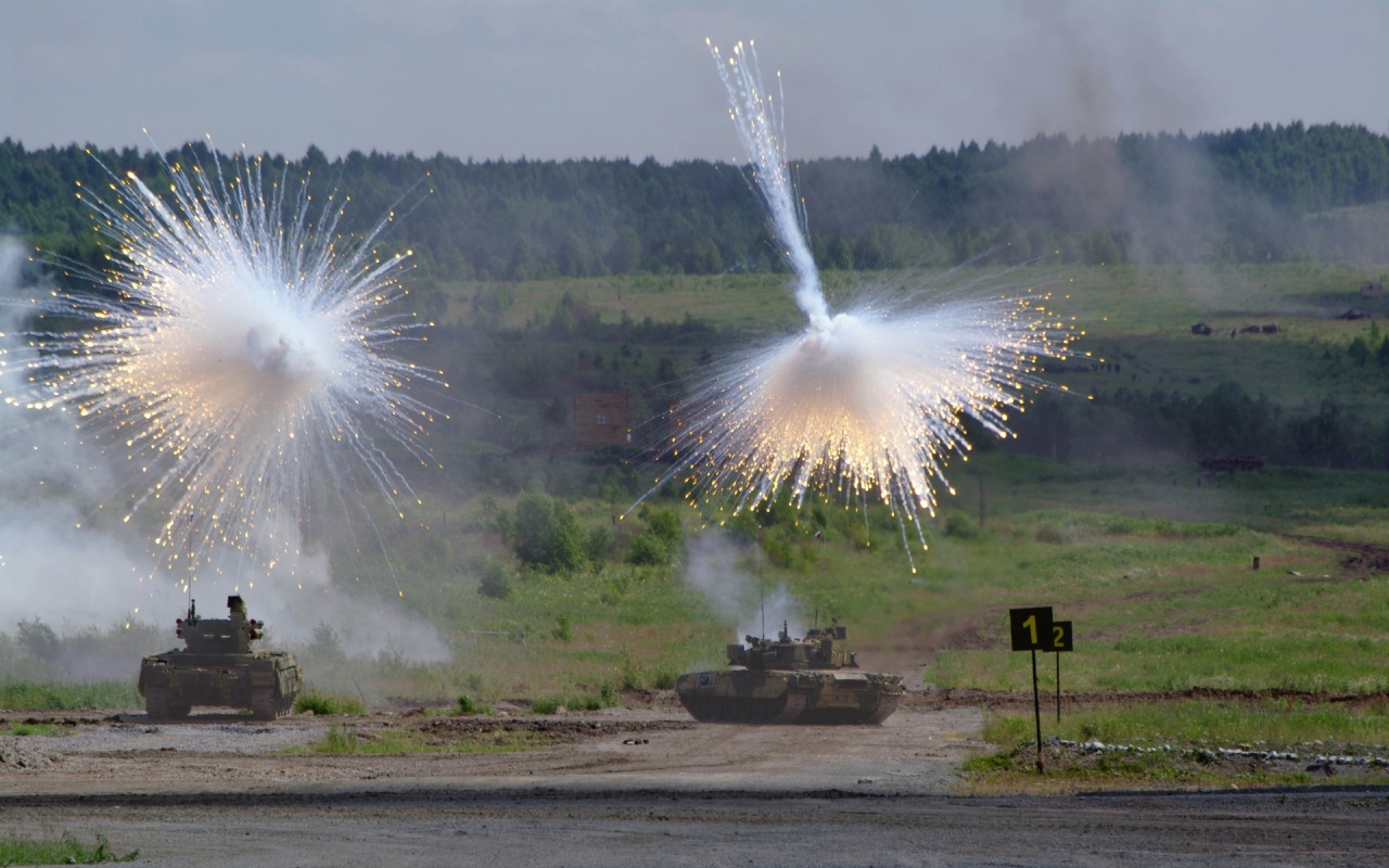 Military Tanks White Phosphorus