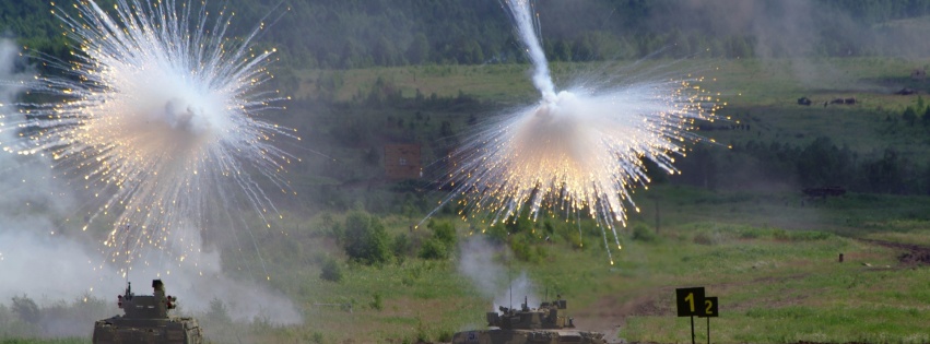 Military Tanks White Phosphorus