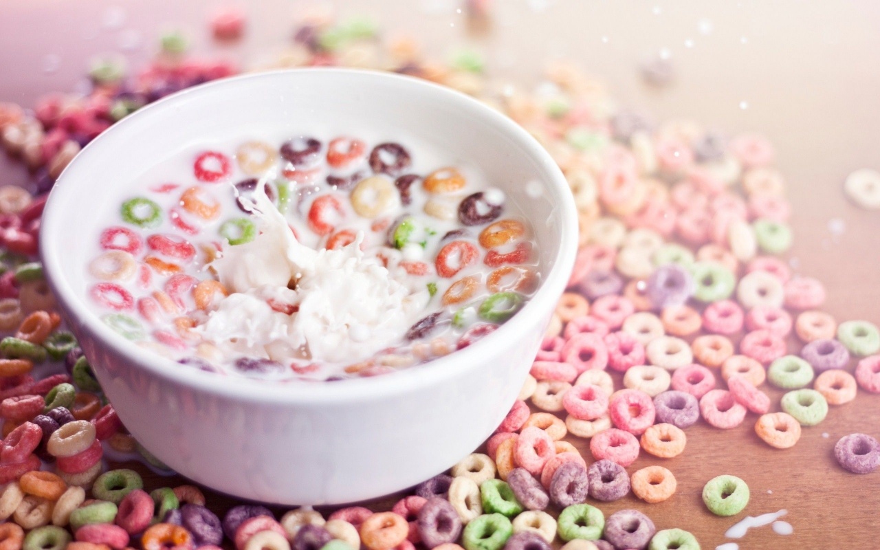 Milk Food Cereals Breakfast Candies