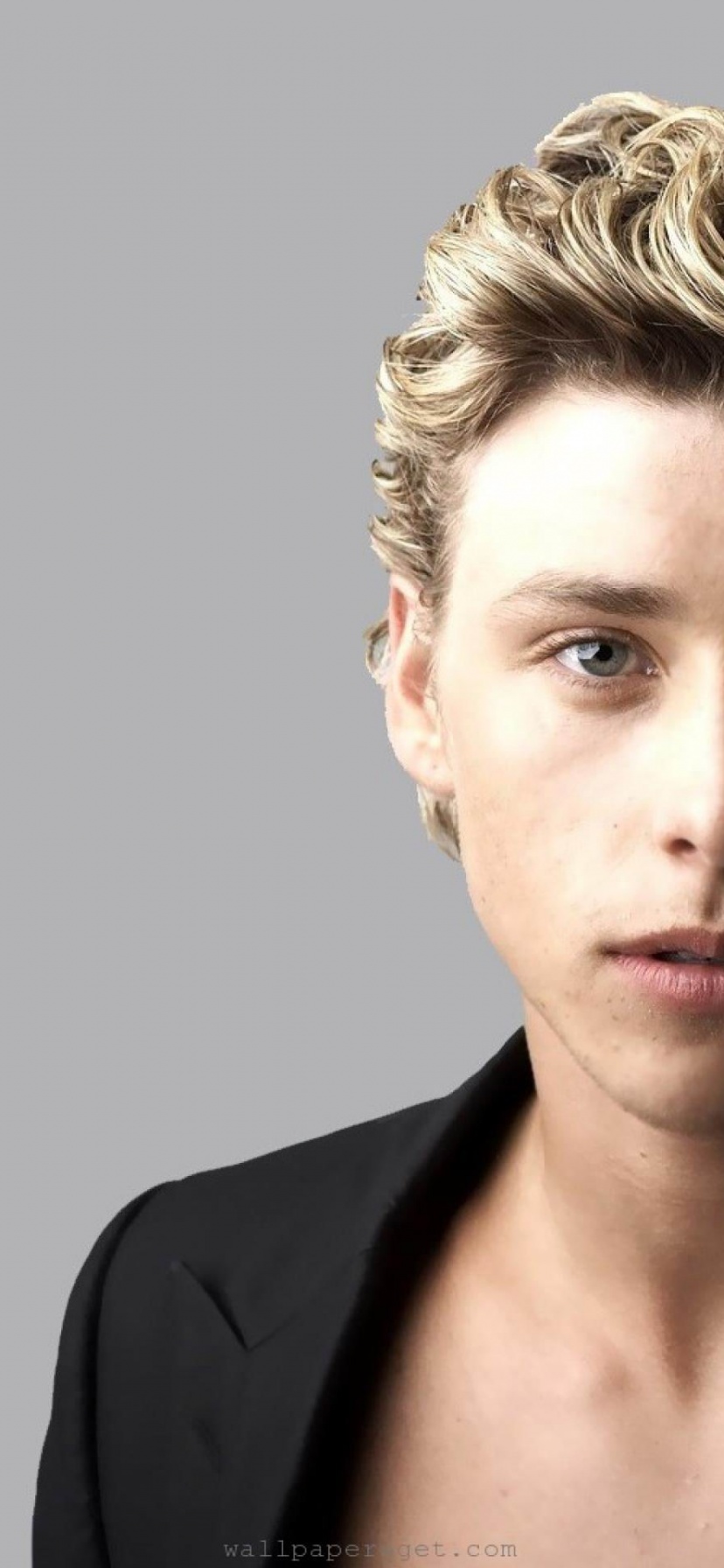 Mitch Hewer Golden Hair Clear Gray Blue Eyes Britain Actor Niche