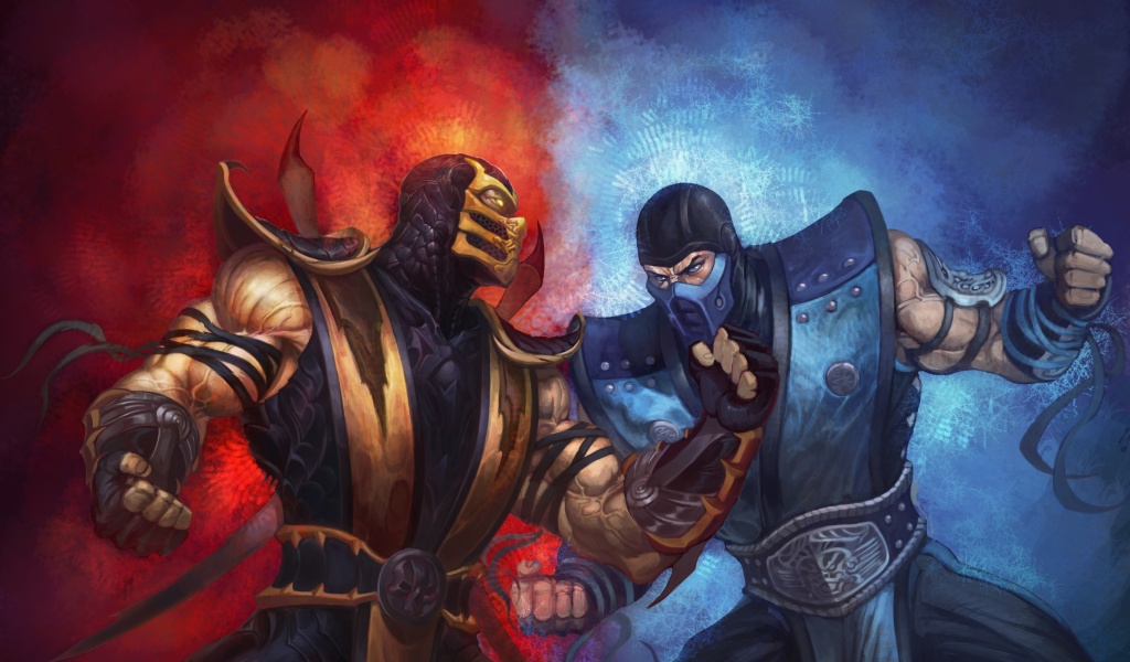 Mortal Kombat Scorpion Vs Sub Zero