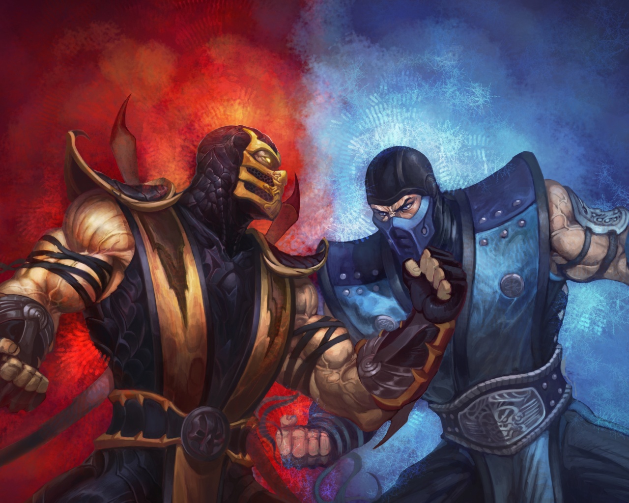 Mortal Kombat Scorpion Vs Sub Zero