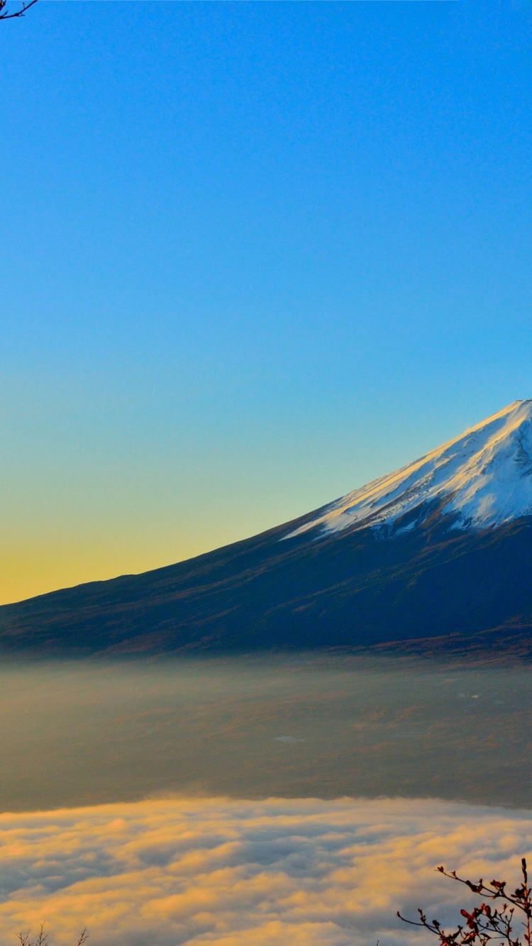 Mount Fuji At Sunset