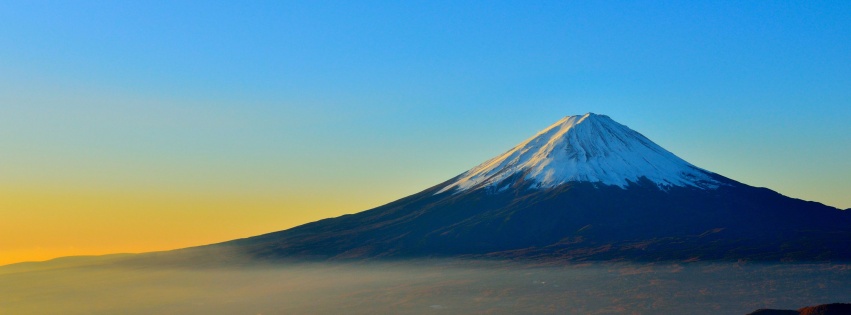 Mount Fuji At Sunset