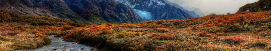 Mountain Peaks In Clouds