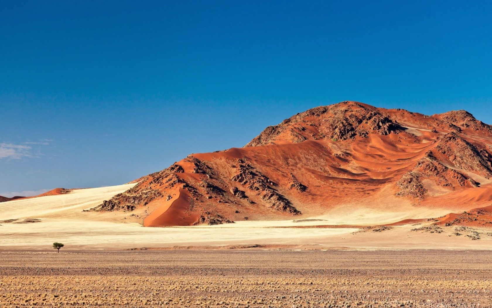 Mountain Sossusvlei Namib Desert Beautiful Nature Landscapes