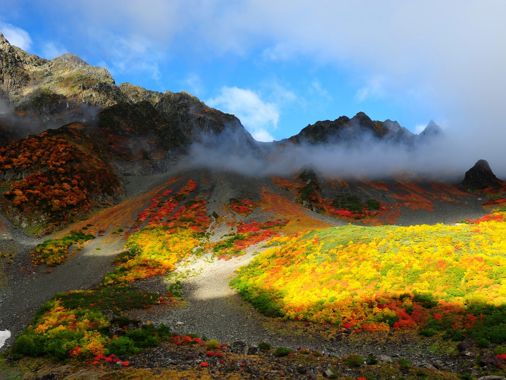 Mountains Autumn Scenery