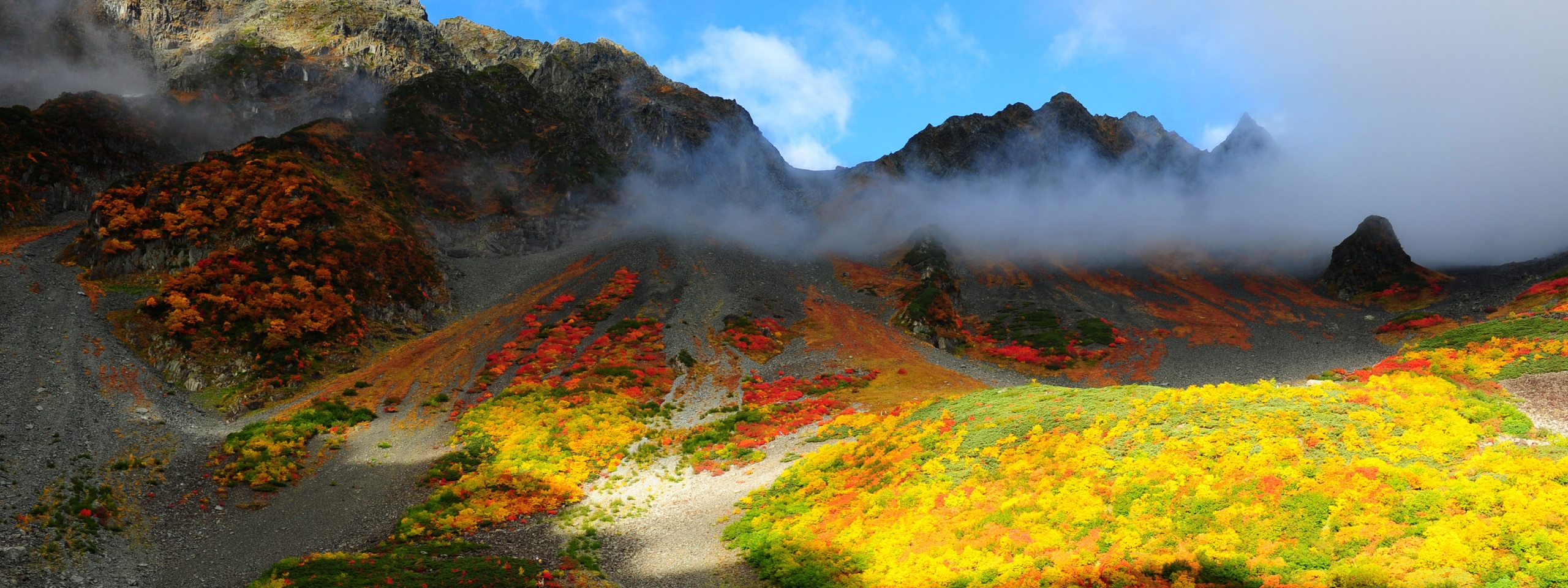 Mountains Autumn Scenery