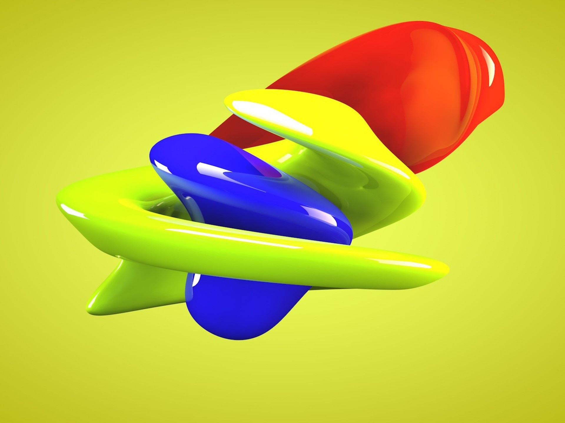 Multicolored 3D Sculpture