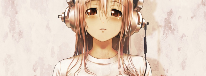 Music Headphones Sadness Eyes