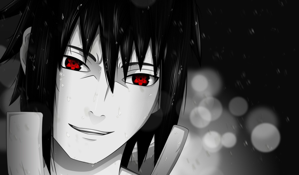 Naruto Anime Sharingan Sasuke