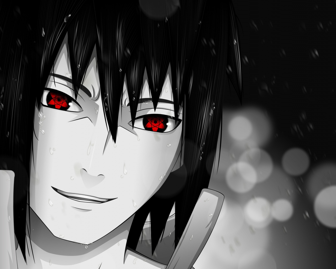 Naruto Anime Sharingan Sasuke