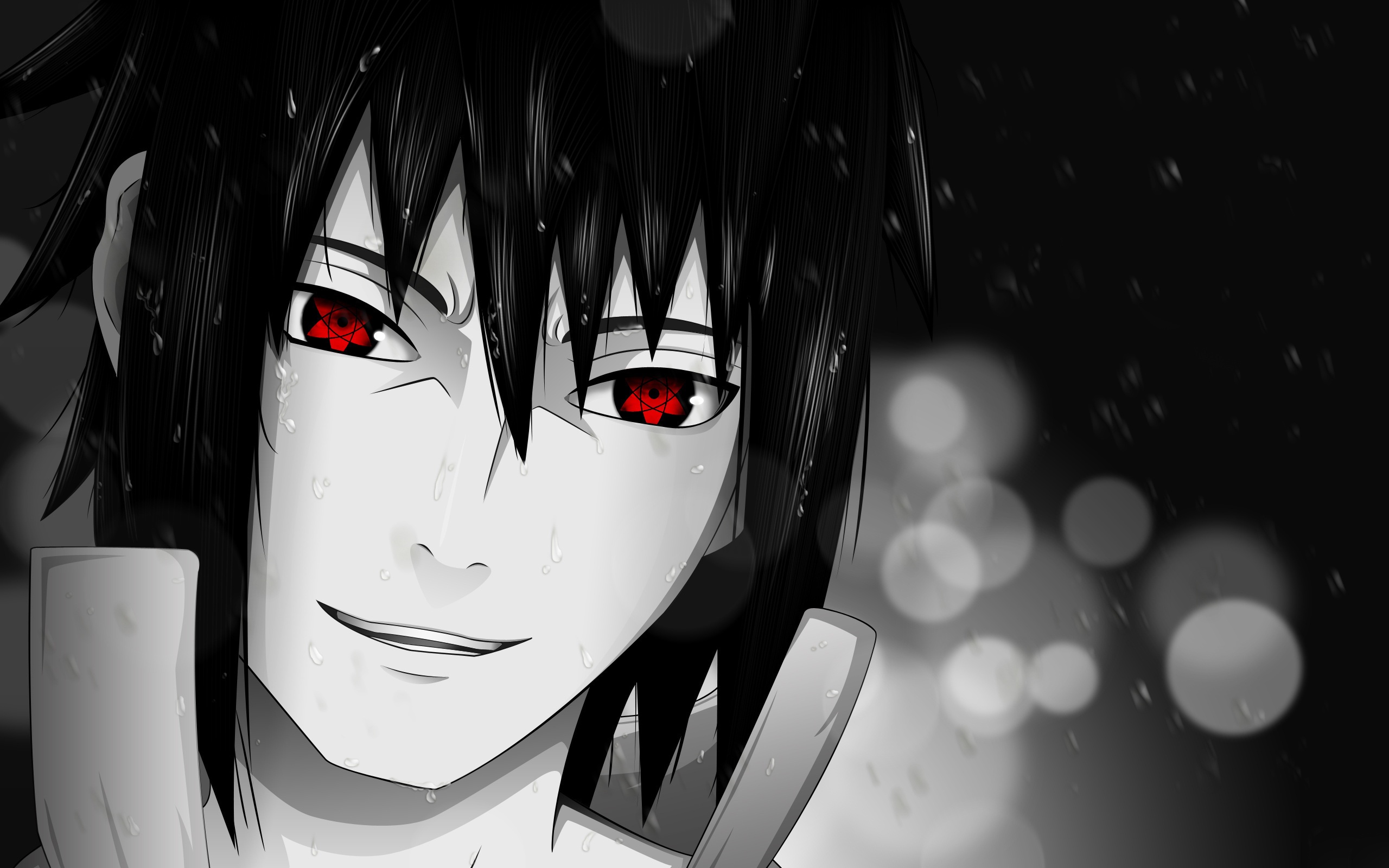 Naruto Anime Sharingan Sasuke