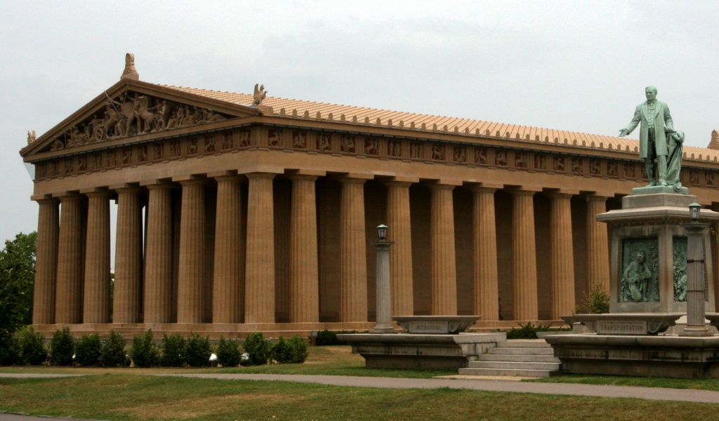 Nashville Parthenon From South United States