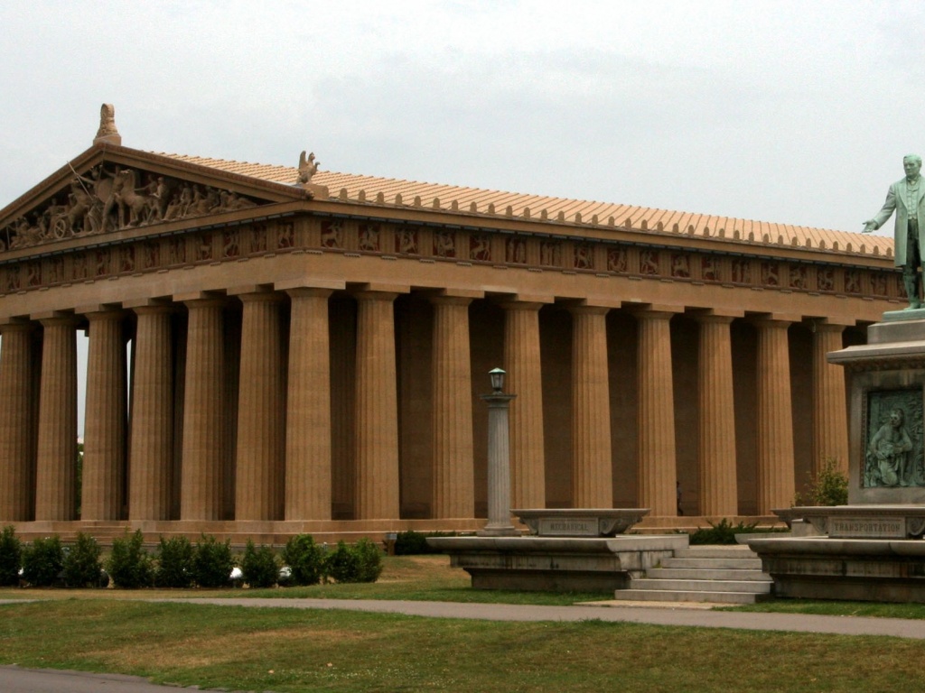 Nashville Parthenon From South United States