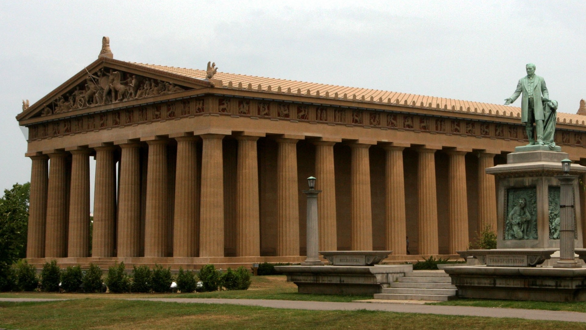 Nashville Parthenon From South United States