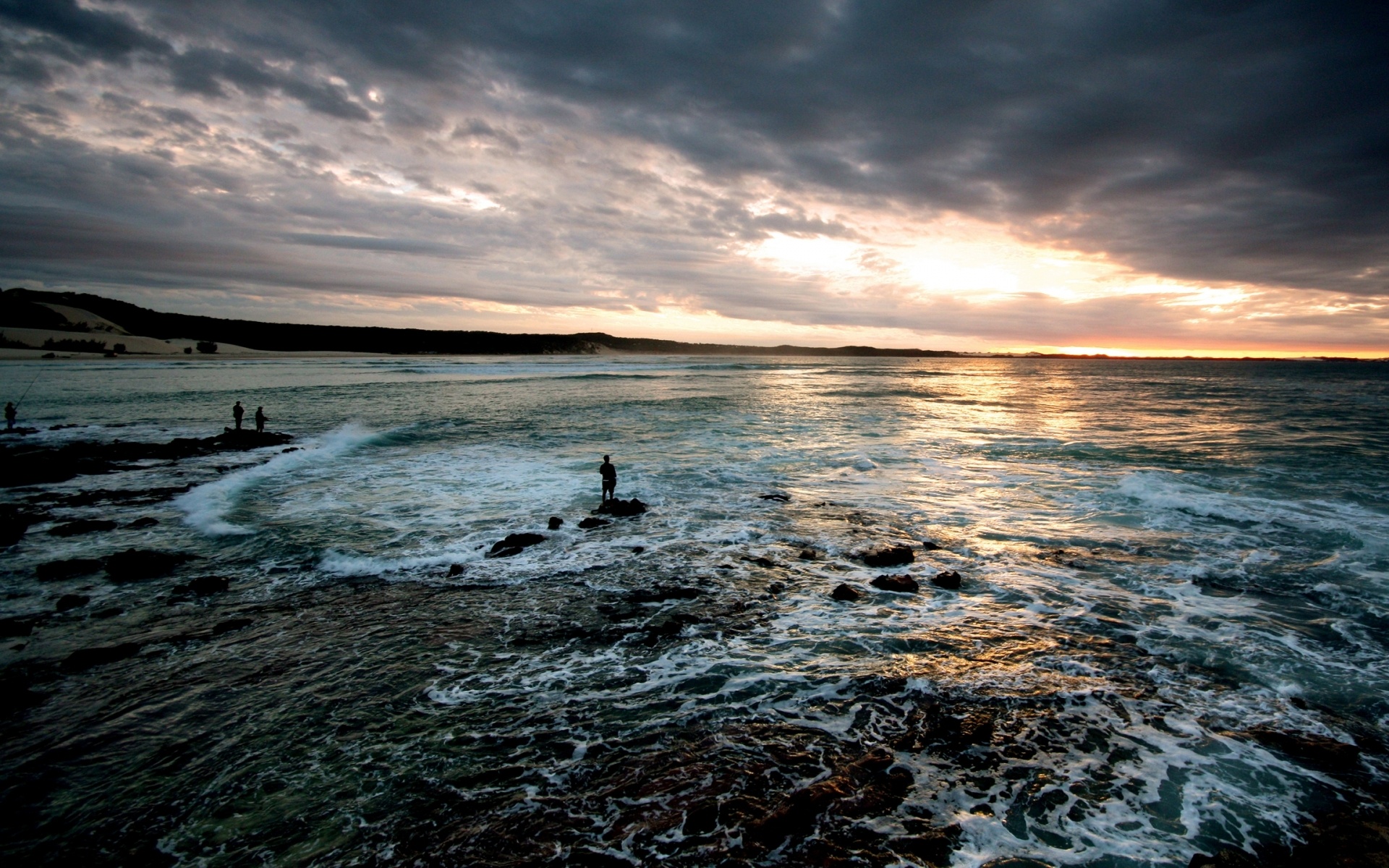 Nature Landscape Ocean Clouds