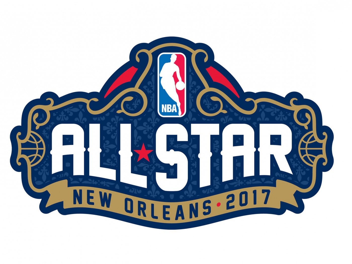 NBA All Star Logo New Orleans 2017